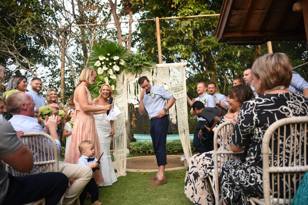 Bali wedding vows