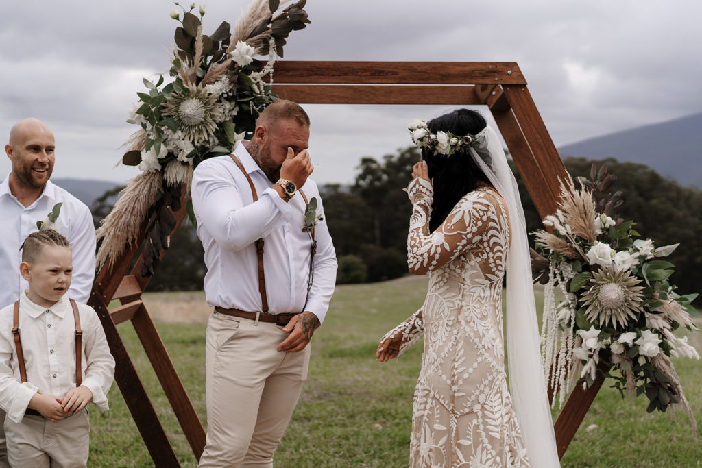 Home made arbour, available for hire at from us - Two Sisters Celebrants